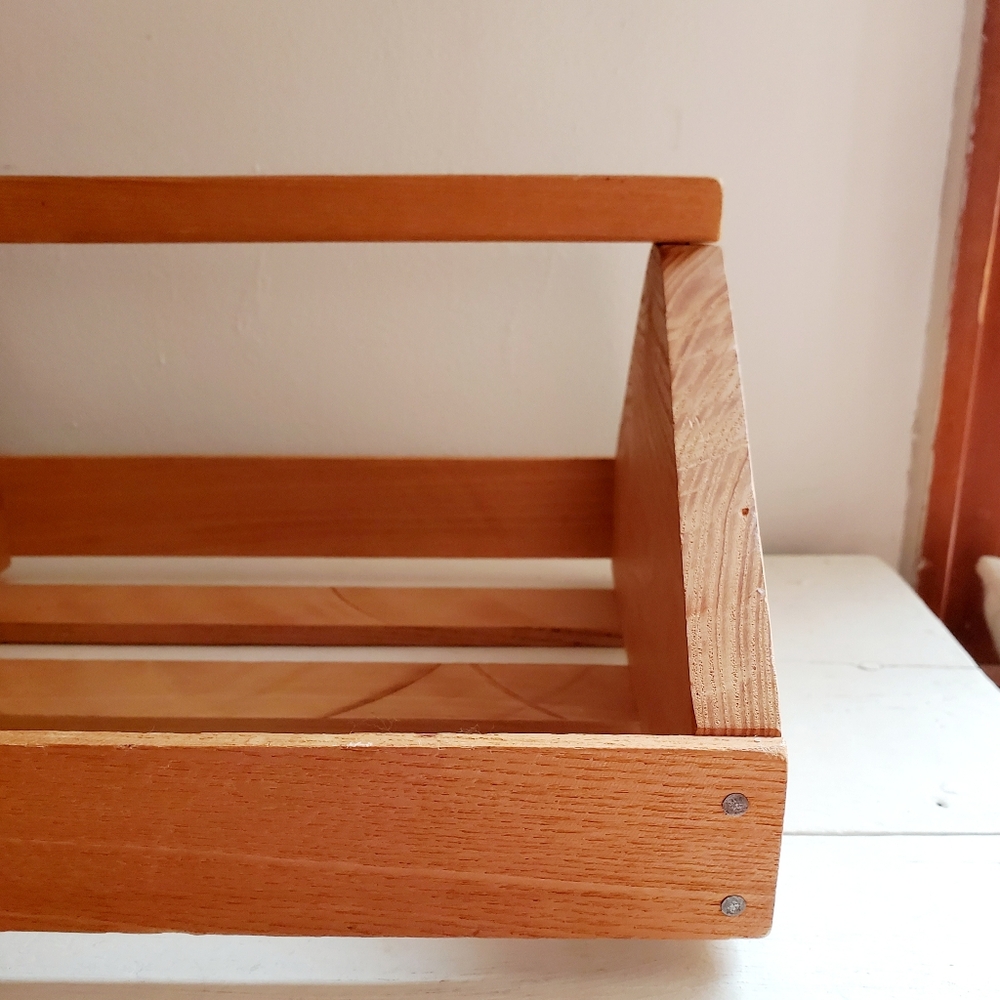 Wooden Flower Basket - Picture 3 of 4